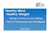 Healthy Mind Healthy Weight - NHSGGC