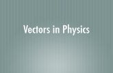 Vectors in Physics