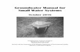Groundwater Manual for Small Water Systems