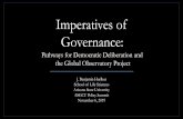 Imperatives of Governance