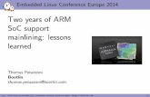 Two years of ARM SoC support mainlining: lessons learned