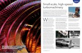 Small-scale, high-speed turbomachinery