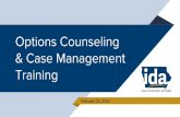 Options Counseling & Case Management Training