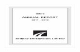 Atharv Enterprises Annual Report