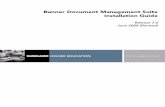 Banner Document Management Suite Installation Guide