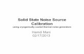 Solid State Noise Source Calibration