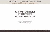 SYMPOSIUM POSTER ABSTRACTS