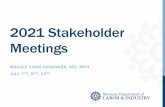 2021 Stakeholder Meetings - erd.dli.mt.gov