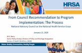 From Council Recommendation to Program Implementation: The ...