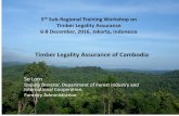 5th Sub-Regional Training Workshop on Timber Legality