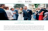 THE CLIFTON WEDDING PACKA GE