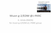 Muon g-2/EDM @J-PARC