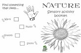 Find something that feels Sensory activity booklet