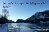 Successful Strategies for Selling your BC Winery