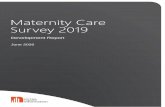 Maternity Care Survey 2019 - Bureau of Health Information