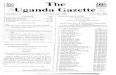 Uganda Gazette - Gazettes for Africa