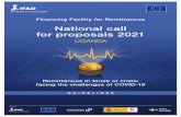 National call for proposals 2021