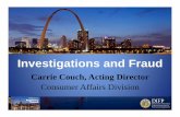 Investigations and Fraud - Missouri