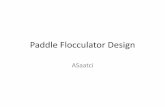 Paddle Flocculator Design