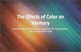The Effects of Color on Memory