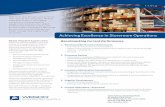 Achieving Excellence in Storeroom Operations