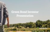 Green Bond Investor Presentation - lantmannen.com