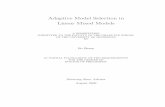 Adaptive Model Selection in Linear Mixed Models
