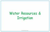 Water Resources & Irrigation