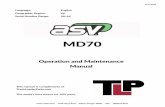 ASV MD70 Posi-Track Loader Operation and Maintenance Manual