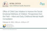 Office of Child Care Initiative to Improve the Social ...