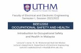 Occupational Safety & Health Historical Perspective