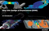 Why Use Design of Experiments (DOE)