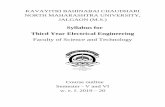 Syllabus for Third Year Electrical Engineering
