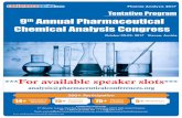 9 Annual Pharmaceutical Chemical Analysis Congress