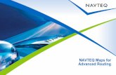 NAVTEQ Maps for Advanced Routing