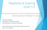 Hospitality & Catering Level 1/2