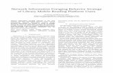 Network Information Foraging Behavior Strategy of Library ...