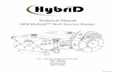 Technical Manual MSI Hybrid™ Well Service Pumps