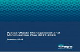 Waipa Waste Management and Minimisation Plan 2017-2023