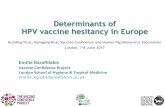 Determinants of HPV vaccine hesitancy in Europe