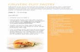 Gruyere Puff Pastry