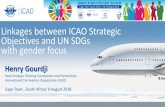 Linkages between ICAO Strategic Objectives and UN SDGs ...