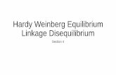Hardy Weinberg Equilibrium Linkage Disequilibrium