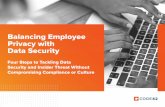 Balancing Employee Privacy with Data Security