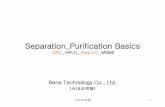 Separation Purification Basics