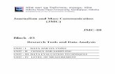 Journalism and Mass Communication (JMC) JMC-08 Block -03