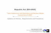 Republic Act (RA 6969)