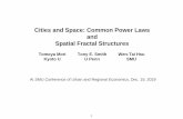 Cities and Space: Common Power Laws and Spatial Fractal ...