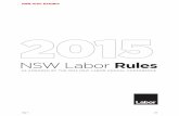NSW Labor Rules
