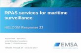 RPAS services for maritime surveillance